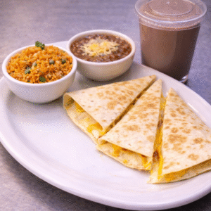 mini quesadilla dinner