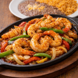 shrimp fajitas